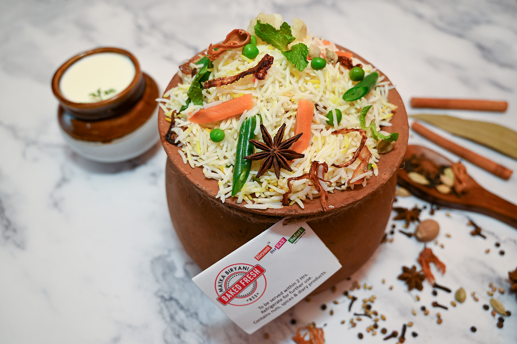 Veg Matka Biryani [Serve 4 ]